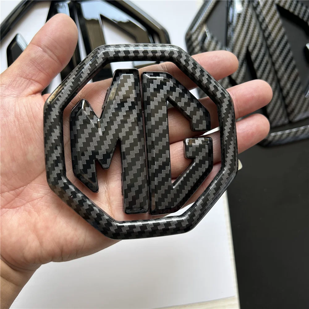 

New 3Pcs/set Decoration Car Logo Styling Stickers For New MG 6 MG ZS HS Car Rear Emblem Front Grille Badge High-end Decals Auto