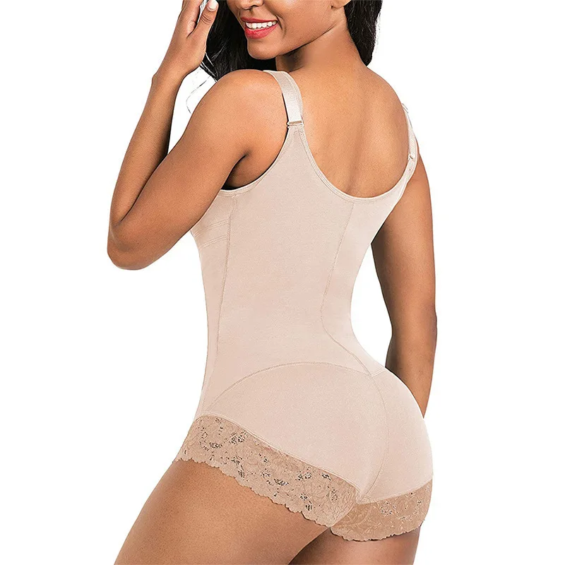 Women Shapewear Bodysuit Tight Corset Slimming Sheath Abdominal Correction Seamless Thong Body Shaper Faja Colombian Postpartum