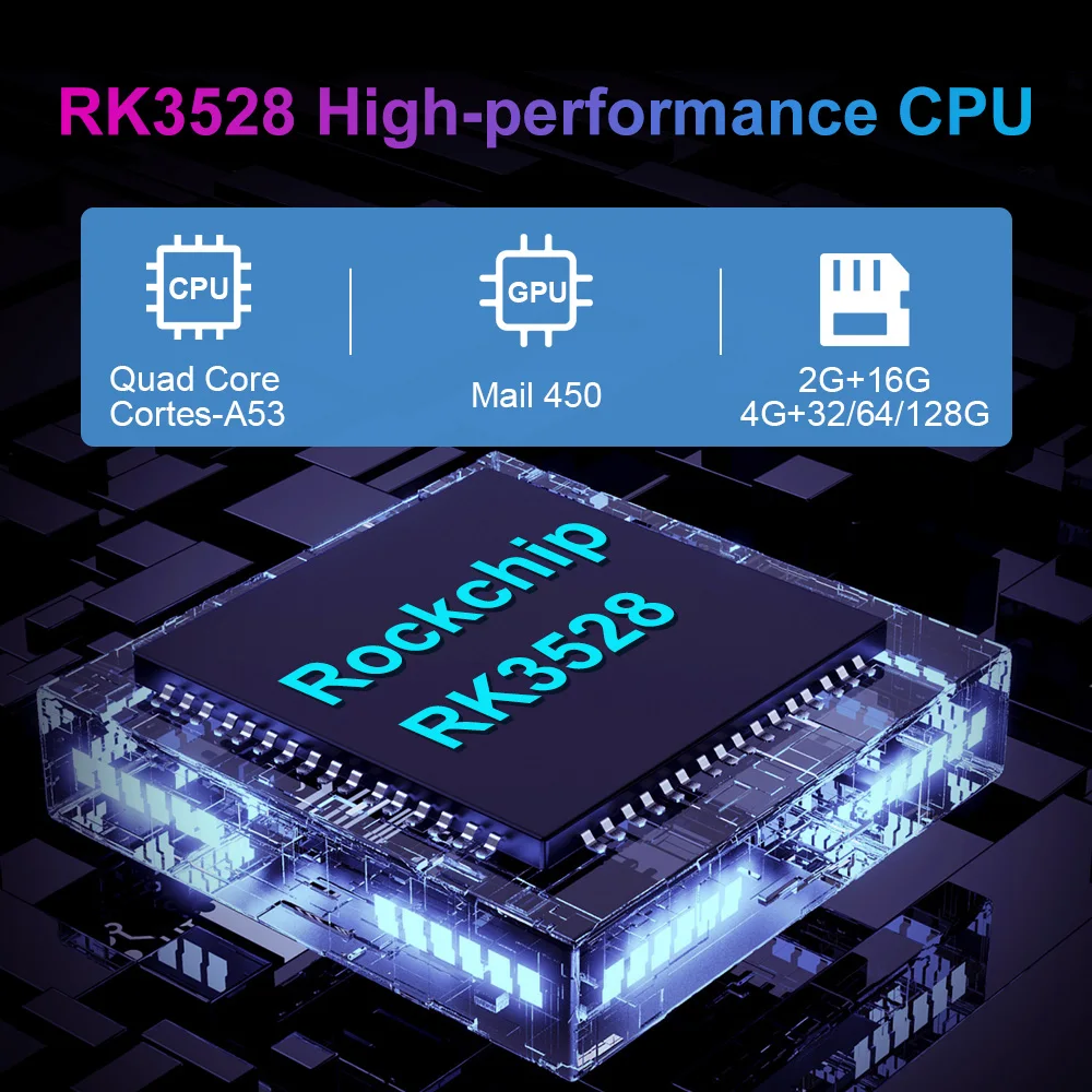 DQ08 Pro RK3528 Android 13 رباعي النواة صندوق التلفزيون الذكي RGB 8K فيديو 4K @ 60fps HDR10 + 2.4&5G Wifi6 BT5.0 Google Voice 2G16G 4G 32G 64G