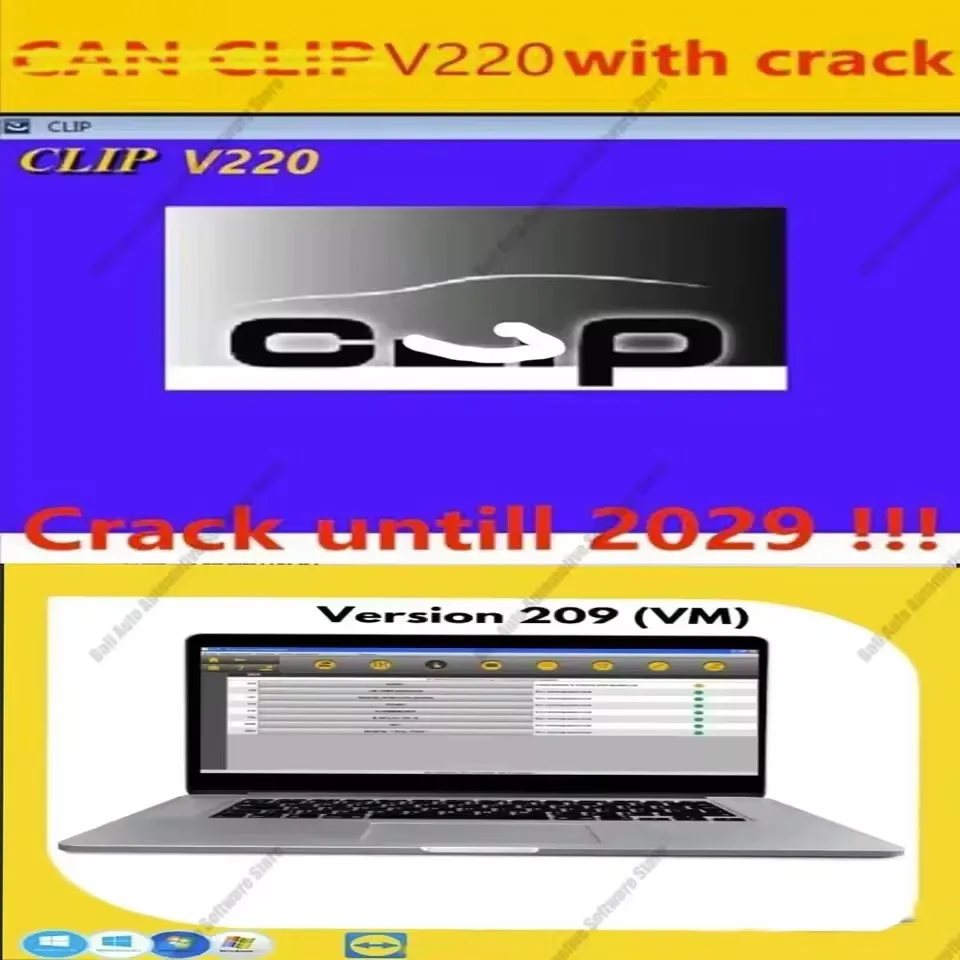 

NEWEST SW V215 V212 V220 V209 For Renault Can Clip Diagnostic Tool Free Gifts +Reprog V191 +Pin Extractor+Dialogys V4.72