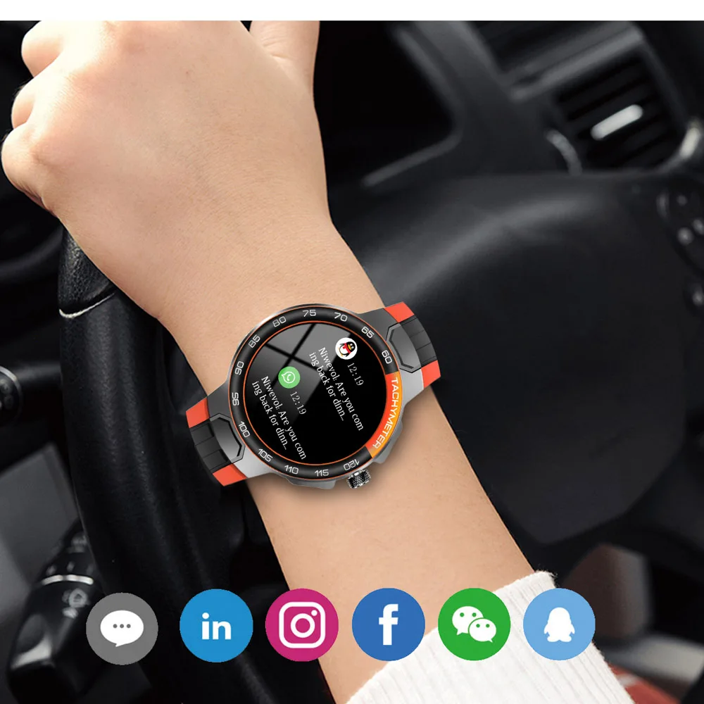 Niwevol-reloj inteligente deportivo para hombre, accesorio de pulsera resistente al agua IP68 con control del ritmo cardíaco, compatible con Android e IOS, ideal para natación y Fitness, novedad de 2022