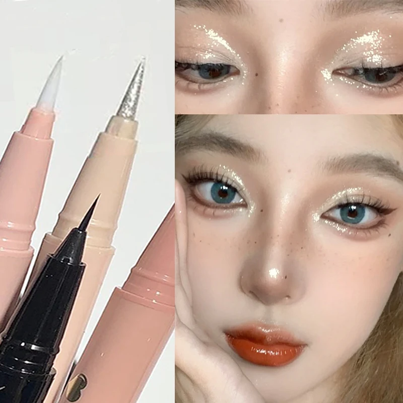 1PC Sparkling Eyeshadow Eyeliner Pencil Waterproof Big Eyes Lying Silkworm Pen Smooth Quick-drying Women Cosmetics Beauty Tools