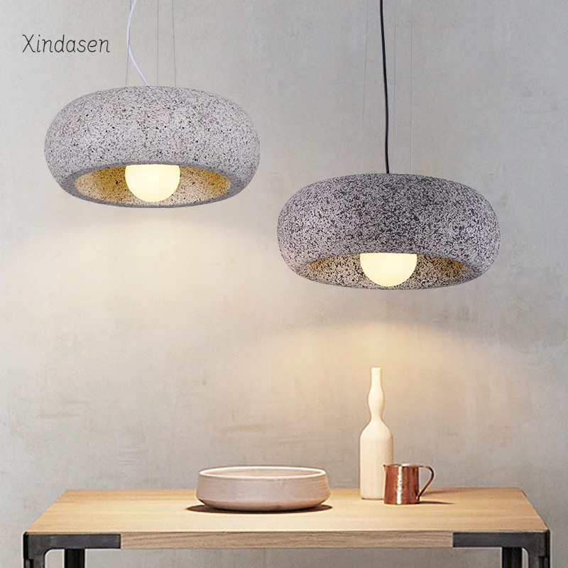 

Japanese Wabi Sabi Chandelier for Dining Living Room Bedroom Homestay Bar Designer Modern LED Pendant Light E27 Hanghing Lamp