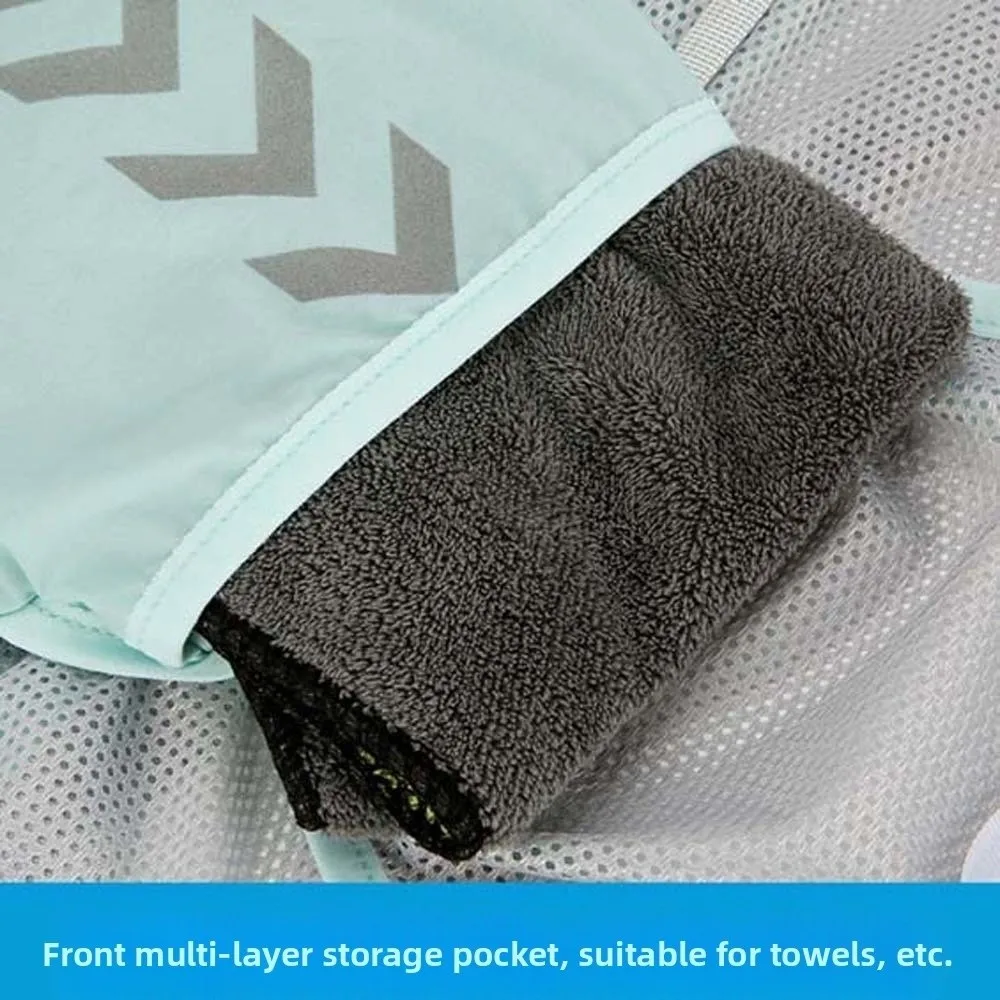 

High Visibility Reflective Vest Bag Security Lightweight Safety Reflective Vest Mesh Fluorescent Color Night Running Bag Cycling