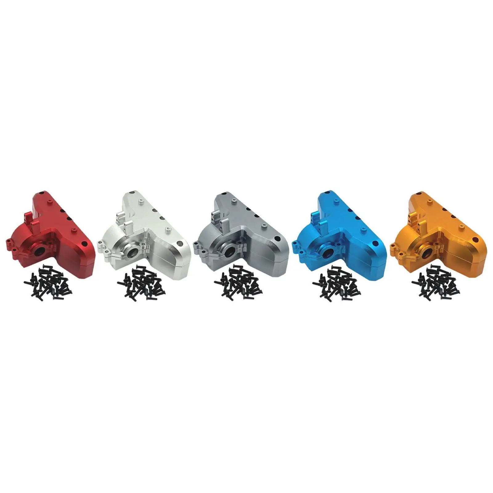 Componente de aluminio de la cubierta de la caja de cambios trasera del coche RC 1:14 para modelos 14301 14303