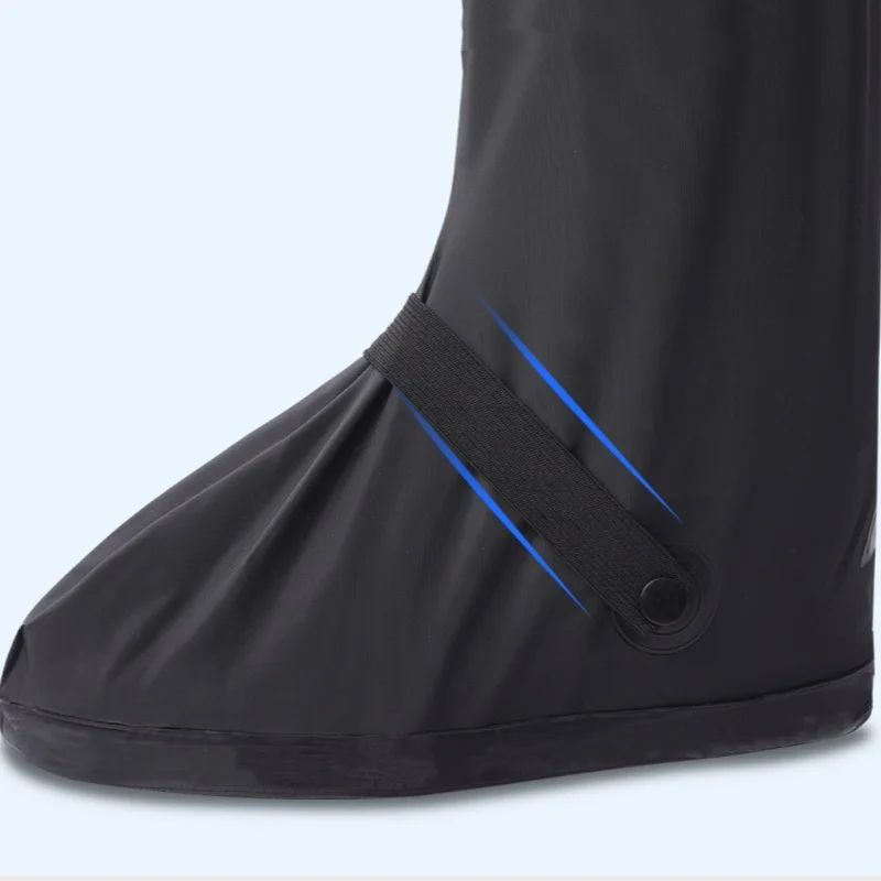 Wasserdichter Regenschuhüberzug, wiederverwendbar, rutschfest, für Radfahren, Wandern, Stiefelüberzüge, Hosen, Schuhe, Protektoren, Regen, Schnee, nasser Sand, Stiefelüberzug – Detail 26