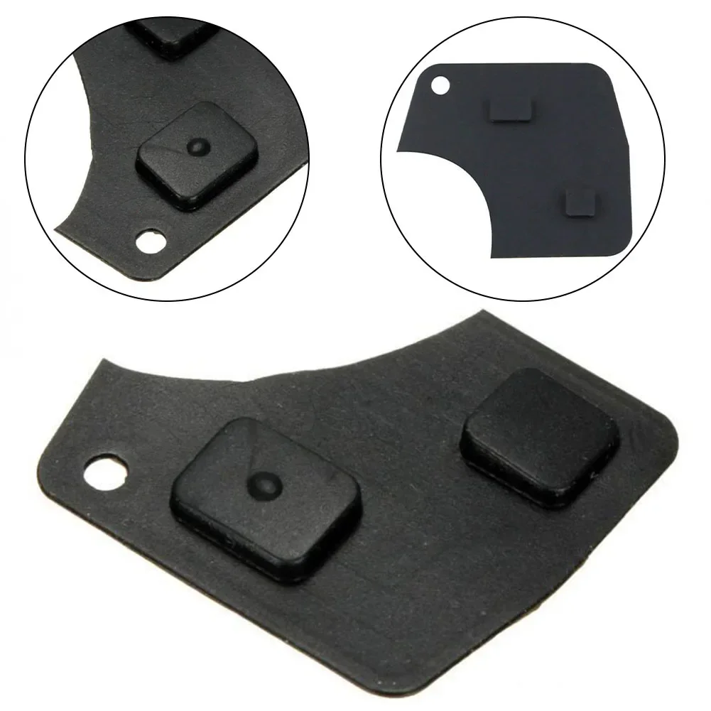 Key Pad Button Silicone Pad Car Key Shell Case Replacement For Toyota Remote Car Key Shell Case Rubber Key Pad High Quality