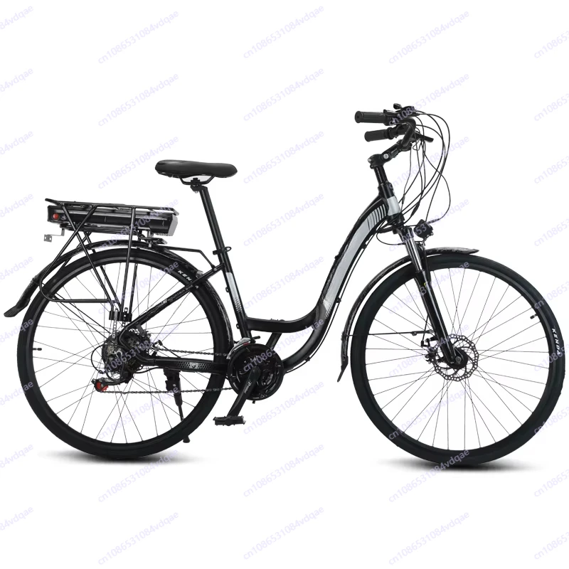 28-Inch Electric City Bike | 250W Wheel Motor | Hydraulic Disc Brake | Commuter Transportation Used Electric Vehicle