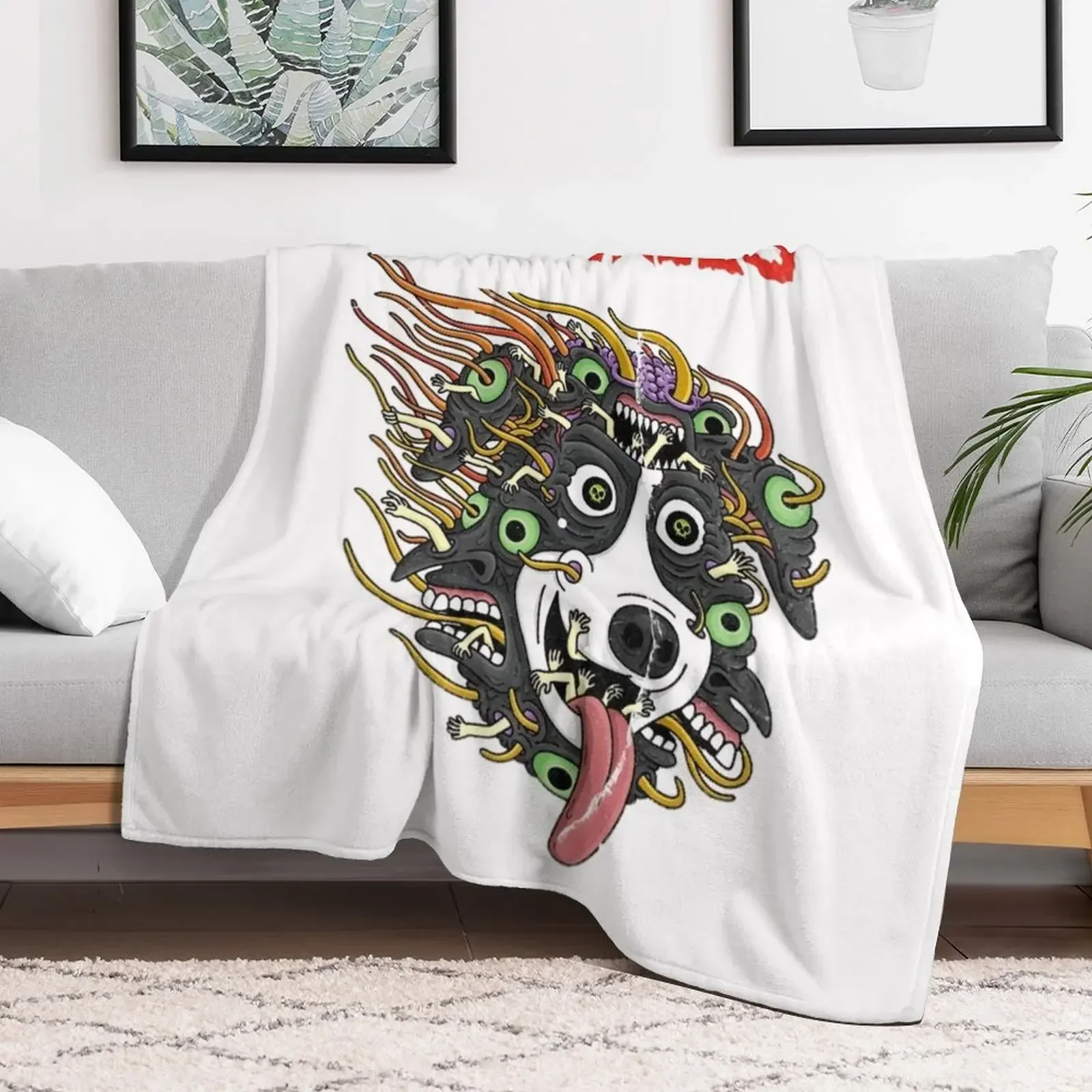 Mr. Pickles Classic Thrash-tacular Classic Throw Blanket sofa bed Single Flannel Fabric Blankets