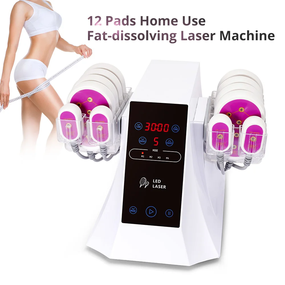 

weight loss 12 lipolaser slimming machine 5mw lipo machine, body sculpting body slimming Home use Machine