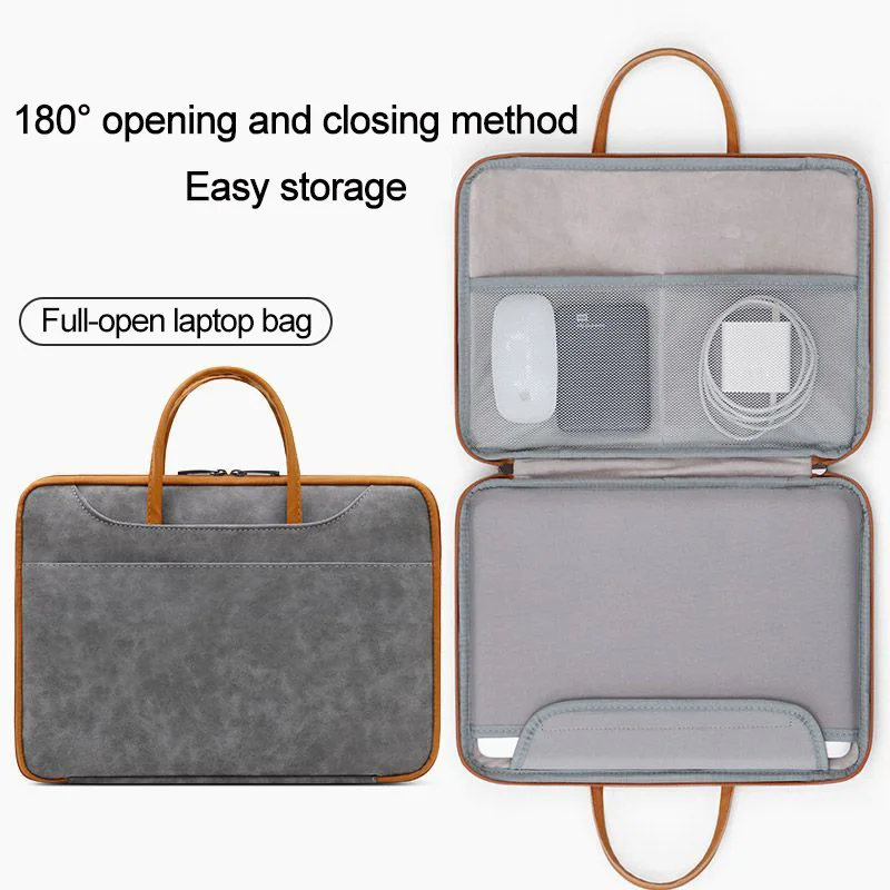 Laptop Sleeve Bag Macbook Air Pro 13 M1 Case For 12.5 14 15.6 Inch Computer Bag Waterproof Protective Briefcase