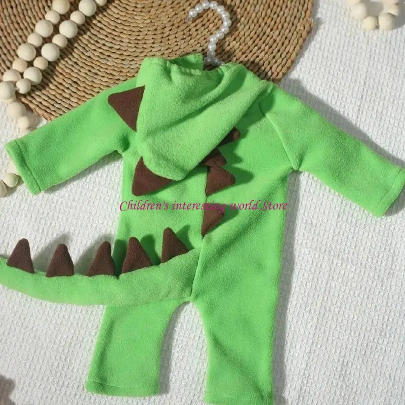 NOUVELLES NOUVELLES CORDURES MANDES LONGES RAMPERS avec conception dinosaures pour Photoshoots 425F