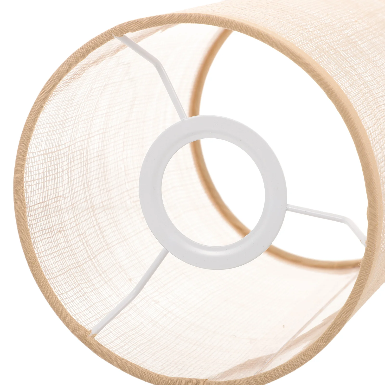 الكتان اللون غطاء مصباح المنسوجة يدويا النسيج ل E27 E14 الجدول الطابق مكتب مصابيح لينة غطاء خفيف الحديثة استبدال ديكور