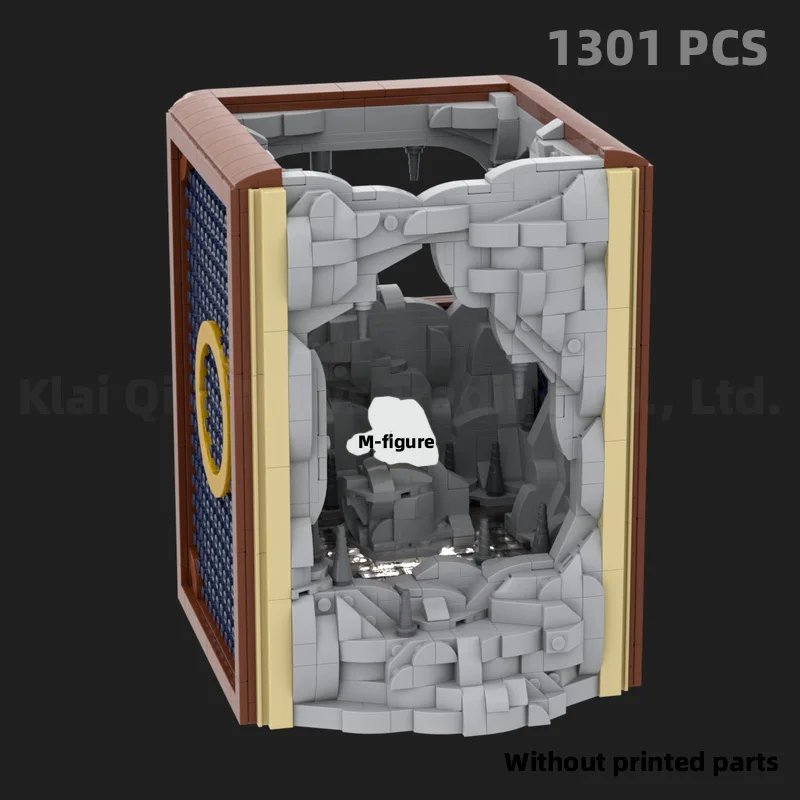 Anéis de surpresa mensal filme expansão desafio livro nook moc blocos de construção diy montagem tijolos fãs presente exibição natal