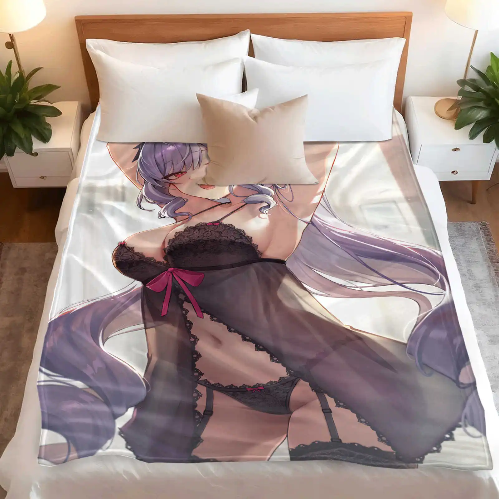 3D zenless zone zero Girl Soft Plush Blanket,Flannel Throw Blanket for Living Room Bedroom Bed Sofa Cover Gift