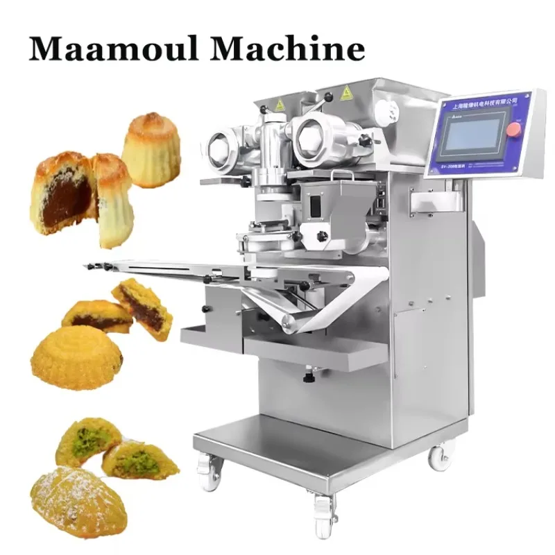 LongYu SV-208 Automatic Maamoul Making Machine 1.75kw High Capacity Production Line Food Factory Equipment