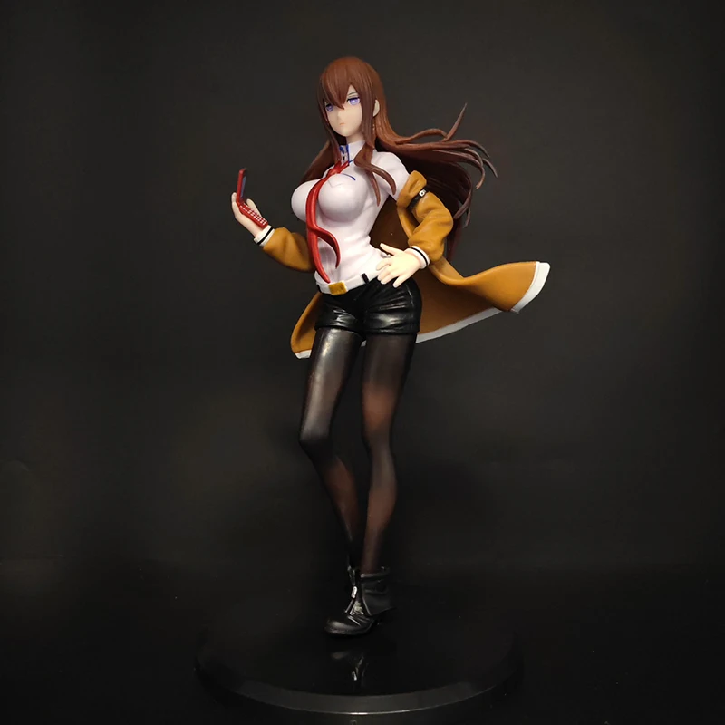 Anime Figure Kurisu Makise Steins Gate Pvc Collectible Model Desktop Ornament For Anime Collectors Home Decoration