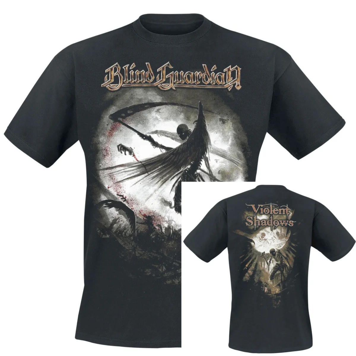 Blind Guardian Graphic Cotton Band T-shirt Unisex Summer Short Sleeve Fashion Brand Tee Luxury Casual Vintage Tees