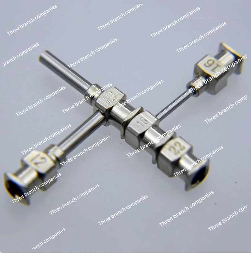 Three Tube Coaxial Needle Tip 3D Printing Needle Tip Electrospinning Needle Tip Melting Wet Process Shell Core Skin