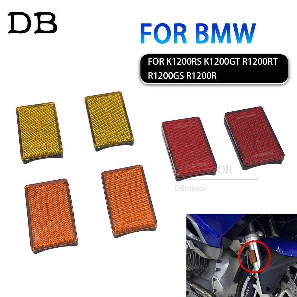 For BMW R1200GS RT R1200R K1200RS GT K 1200 RS R1200 GS Motorcycle New Fork Reflectors ABS Plastic Reflective Safety Accessories