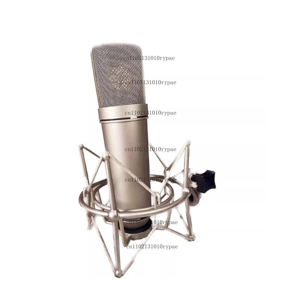 Handmade three-finger duplicate U87 condenser microphone live streaming host live recording studio singing book