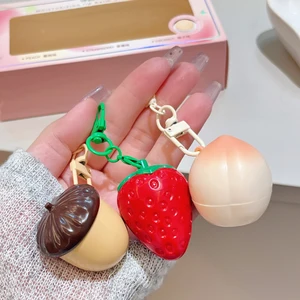 Son dưỡng môi dưỡng ẩm của Peach, Dâu và Nuts Anticonging Winter, Sửa chữa dưỡng ẩm chống bẻ khóa 8 Kem Strawberry bán hàng chính - №8