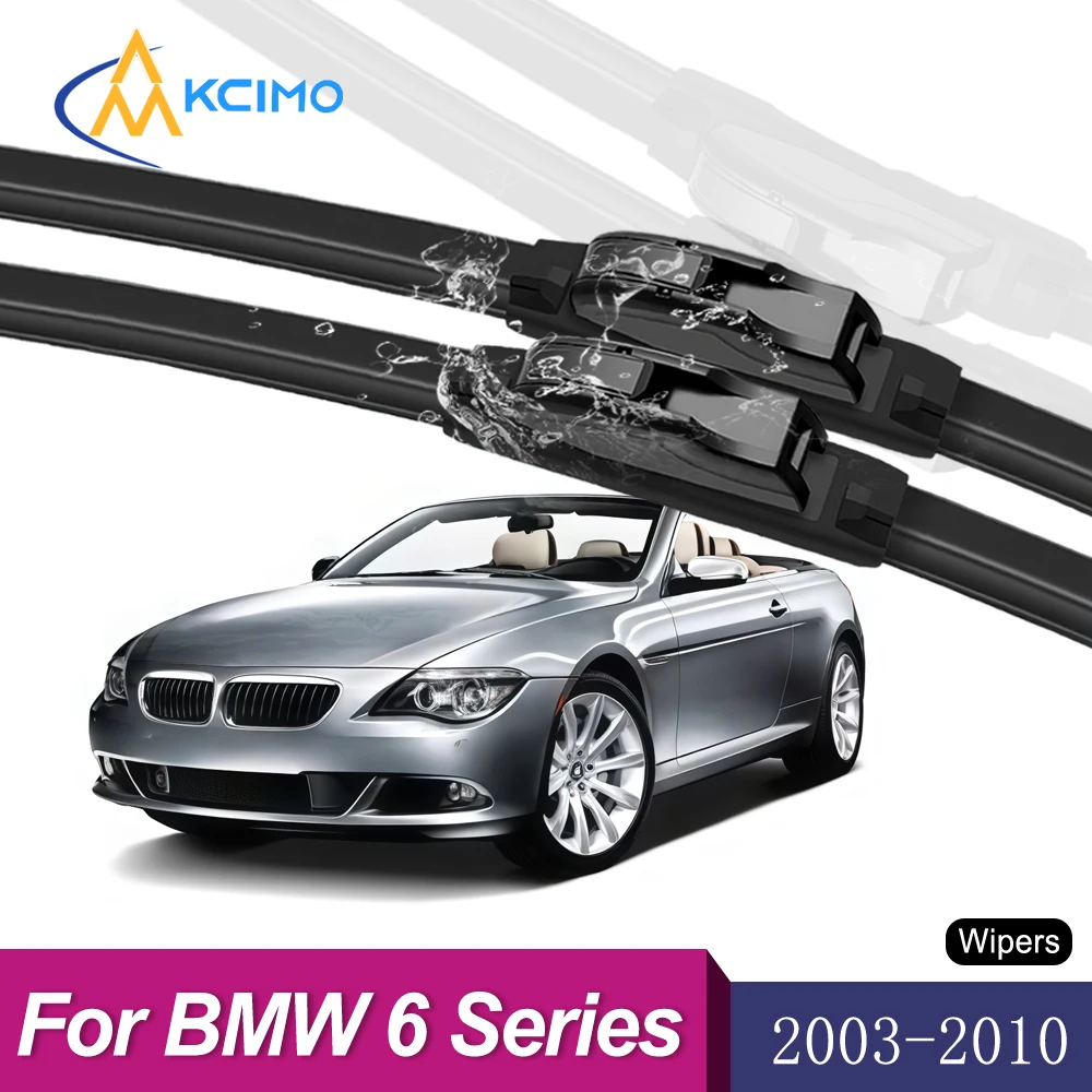 

Пара из 2 сменных передних стеклоочистителей для BMW 6 серии E63/E64 2003-2010, тихие щетки стеклоочистителя с балкой