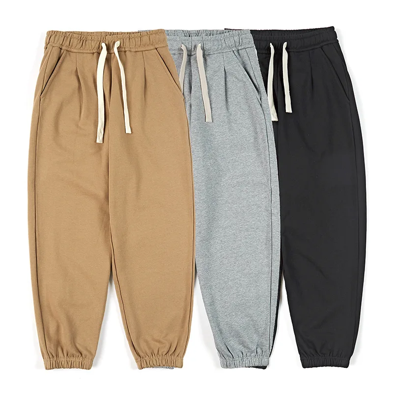 

Autumn Heavyweight Casual Sports Trousers And Sweatpants Daily Drawstring Loose Men's Small Leg Pants