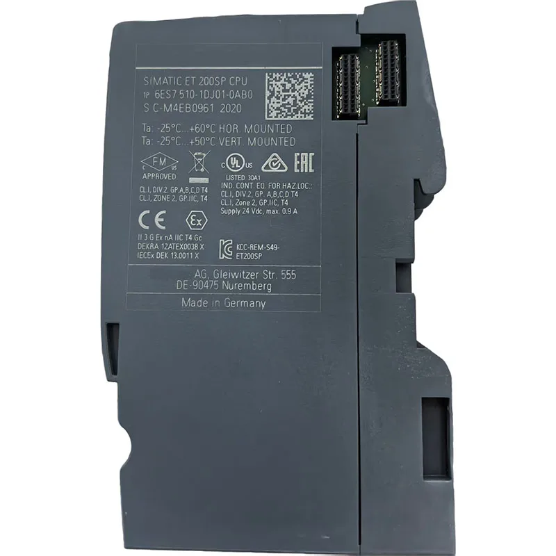 Brand New ET200SP 6ES7 510-1DJ01-0AB0 CPU 6ES7510-1DJ01-0AB0 PLC Programmable Controller