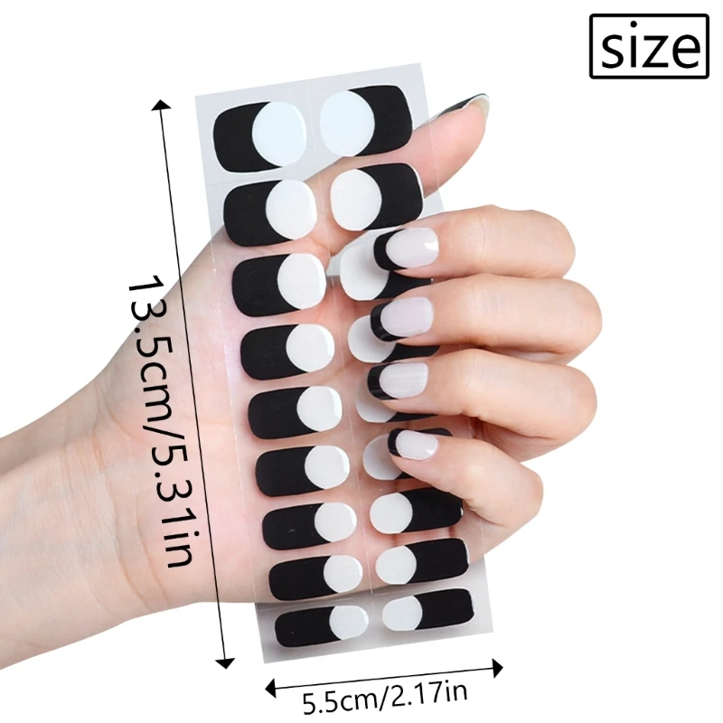 Gradiente gel tiras unhas diy unhas polonês adesivos semi curado unhas polonês envoltório dropship