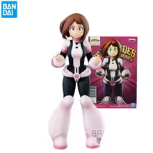 In Stock Bandai 100% Original Banpresto The Amazing Heroes My Hero Academia Uraraka Ochaco Figure Anime Genuine Model Gift