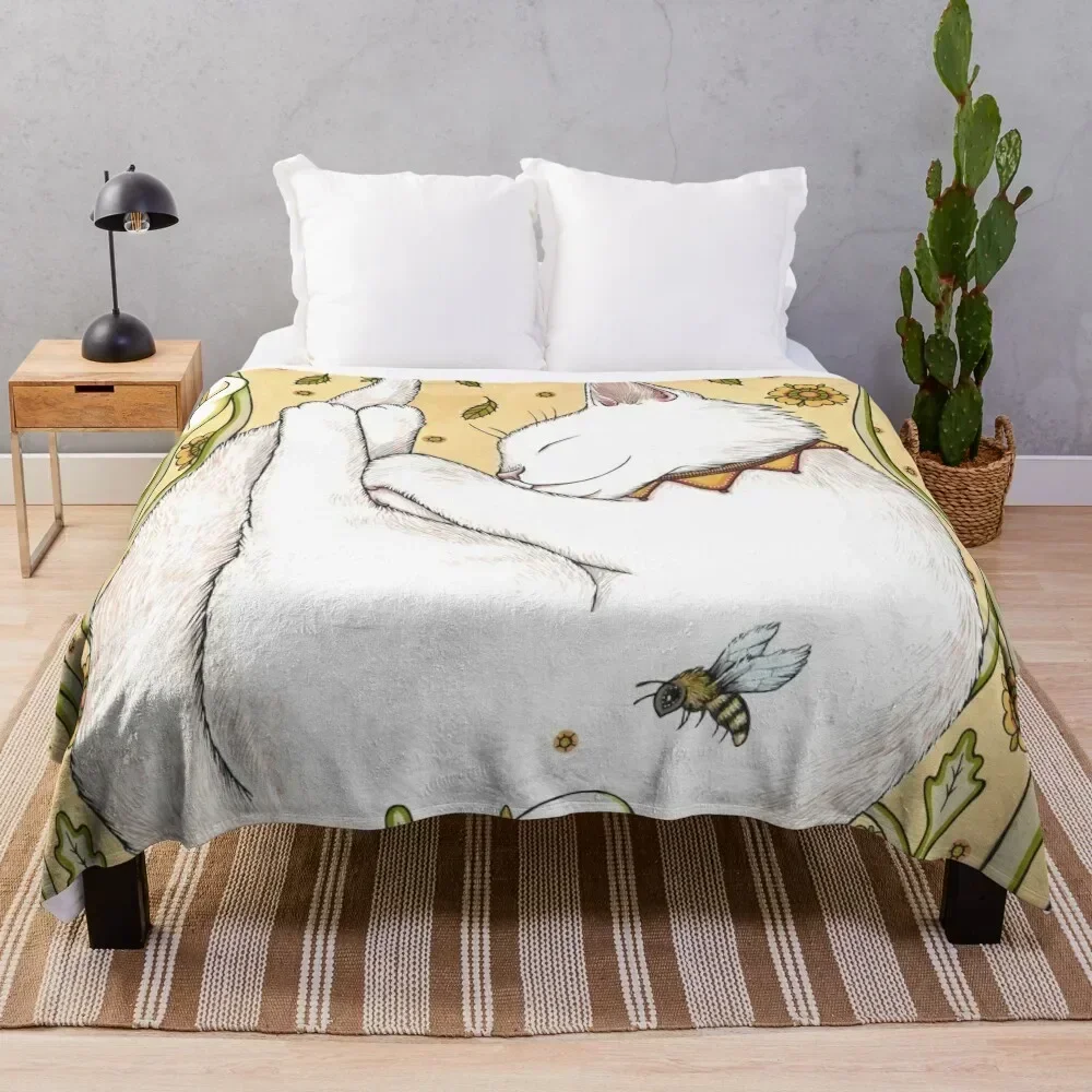 

Butterflies and Bees Throw Blanket Kid'S Luxury Throw Blankets For Baby Plaid Blankets