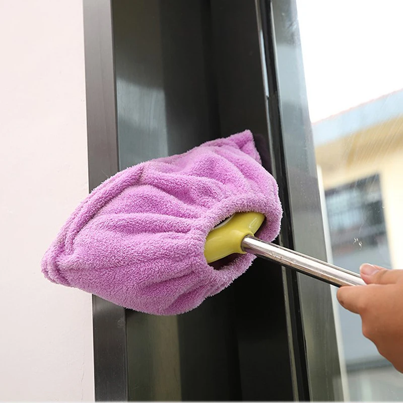 1PC Multi Function Coral Velvet Broom Cover Cloth Floor Mop Reusable Microfiber  Household Cleaning Accessories