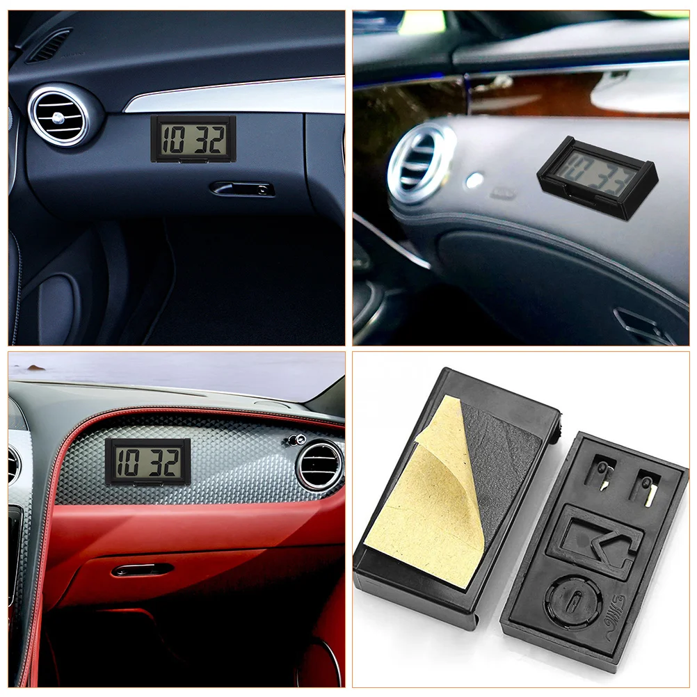 

Car Dashboard Auto Automobile Digital For Vehicle Electronic Timepiece Clock Durable Plastic Truck Clock