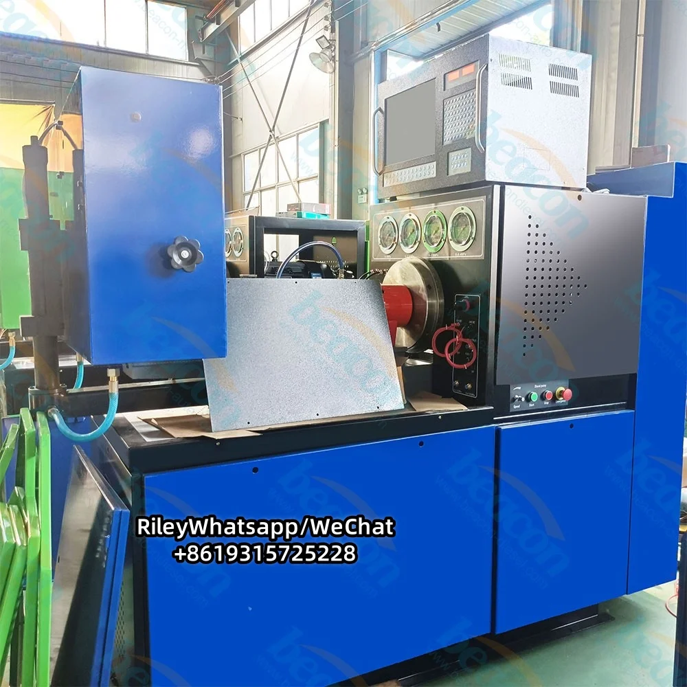 Banc d'essai de pompe mécanique Euro II à 12 cylindres CRS900S, mesure du capteur de débit du cylindre, Test de pompe à rampe commune