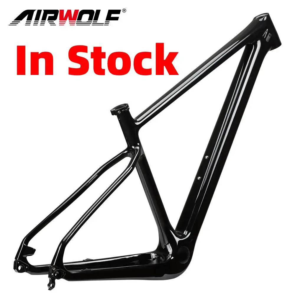 

AIRWOLF Bicycle Frame mtb 29 T1000 Carbon Hardtail Frame142x12mm 135*9mm Carbon MTB Frame 29 Disc Brake Bicycle Accessories