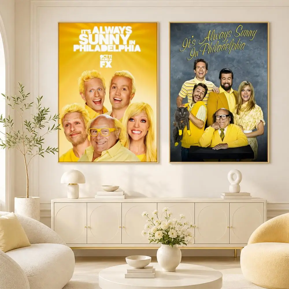 ITS ALWAYS SUNNY IN PHILADELPHIA TV Show Poster Room Home Decoration Interior Wall Art Printing Garage Posters Gift