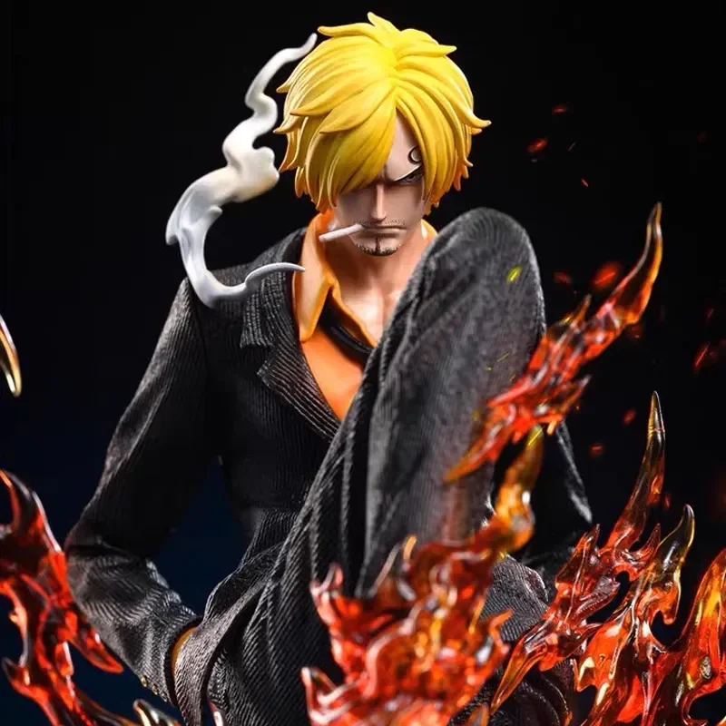 28cm Anime One Piece Action Figures Sanji Gk Figure Statue Figurine Toy Collection PVC Model Desktop Decor Kids Birthday Gifts