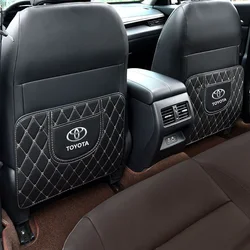 Fashion Car Seat Back Protector Mat Prevent Dirty Anti Kick Pad Interior Accessory For Toyota Corolla Prius Yaris Rav4 CHR Aygo