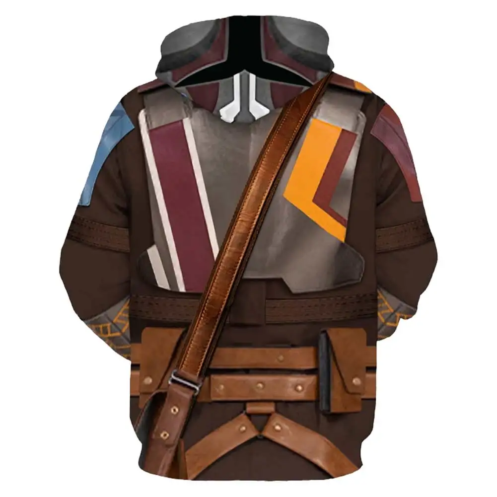 Sabine Wren Cosplay Fantasia Costume Hoodie  Adult Women Bodysuit Top Pants Belt Outfits Female Halloween Carnival Suit Disguise view 3