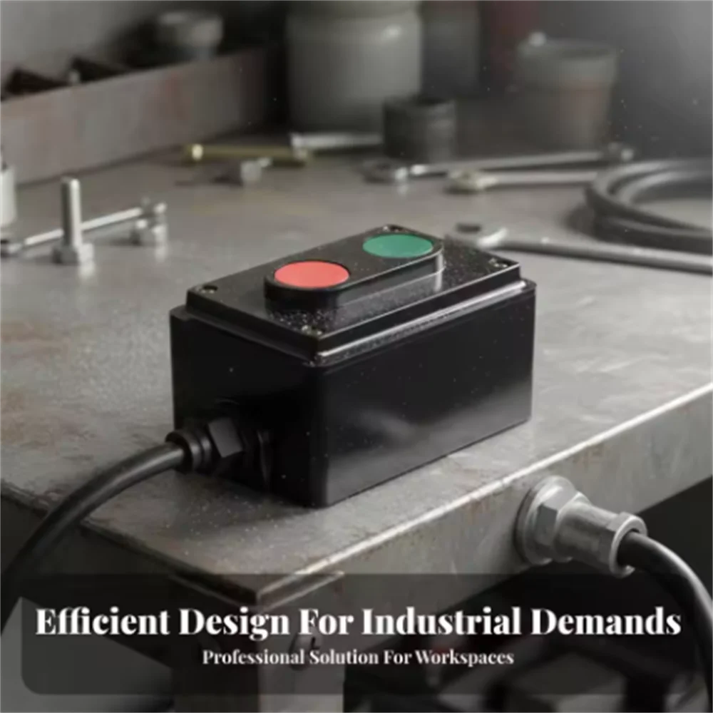 2/3 Position Momentary Push Button Box Start Stop Station Automotive Electrical Wiring Momentary Switch Station