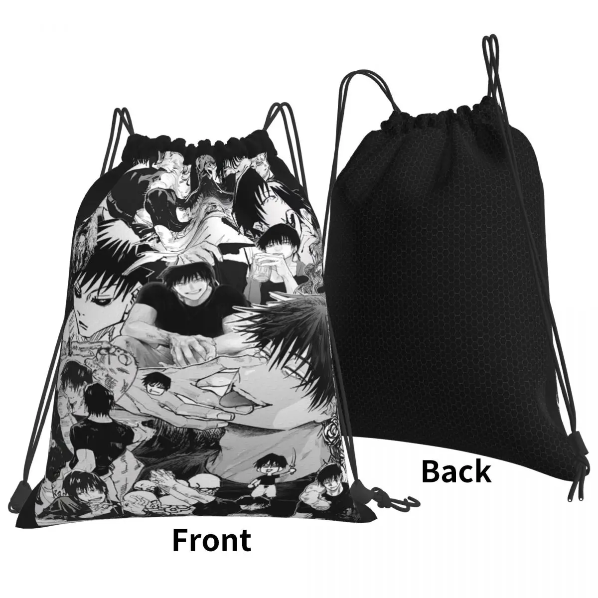 Tokyo Revengers Toji Fushiguro Backpacks Casual Drawstring Bags Sundries Bag Book Bags for Travel School
