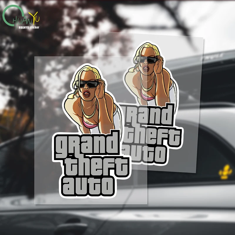 Boutique Decals Exterior Accessories GTA Grand Theft Auto SAN ANDREAS Logo Vinyl Car Stickers Automobile Decorative