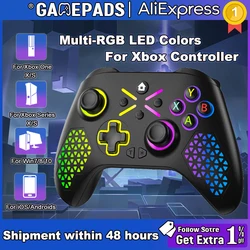 RGB Wireless For Xbox Controller Xbox One/xbox Series X/S/PC With 650mah Battery gamepad Multi-Function Joystick Controller