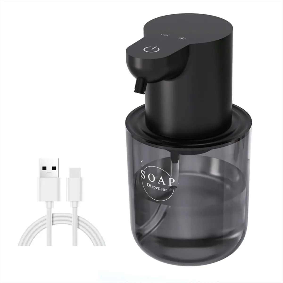 2026 + Automatic Foaming Soap Dispenser,4-Level Adjustable,Touchless,400ml Wall Mount Rechargeable Foam Hand Soap Dispenser