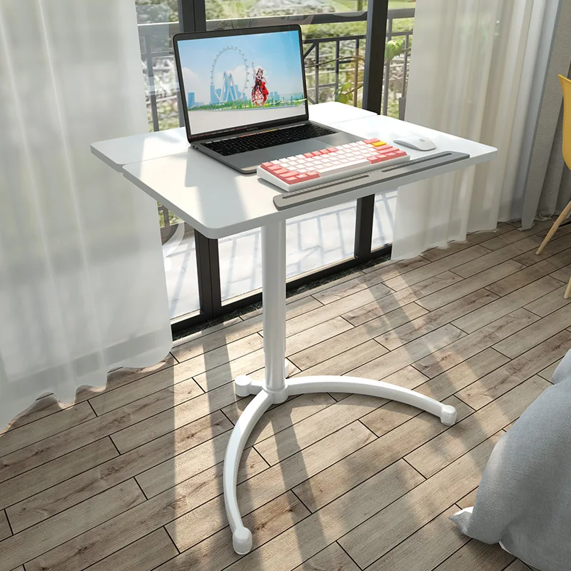Customized Removable Computer Pneumatic Lifting Table Office Simple Standing Workbench Bedside Sofa Frame Learning