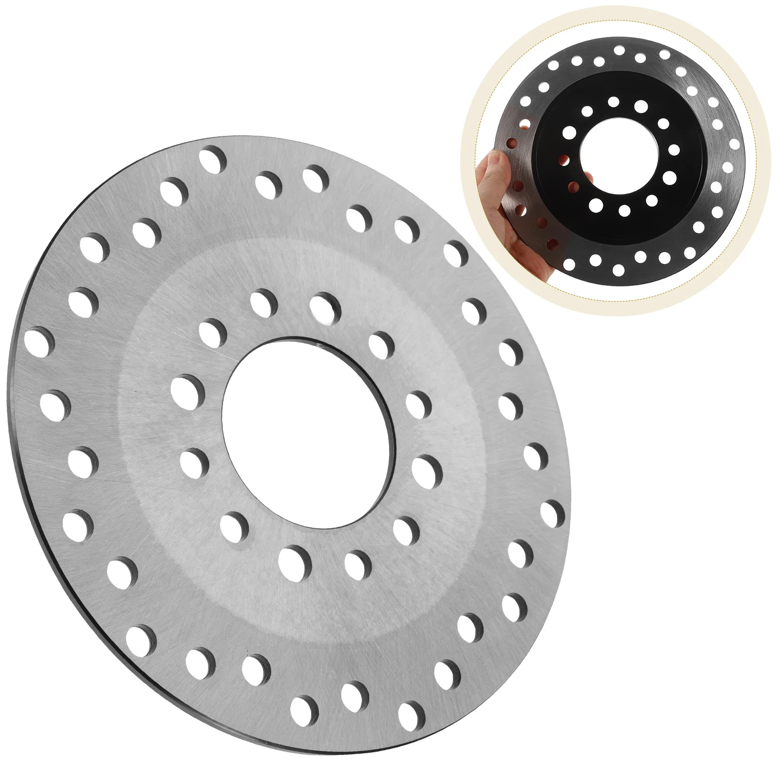 

Round Brake Disc Spare Part For Motorbike Mountain Bike Brake Disc Electric Scooter Brake Pad Heavy Duty Metal Brake Disc