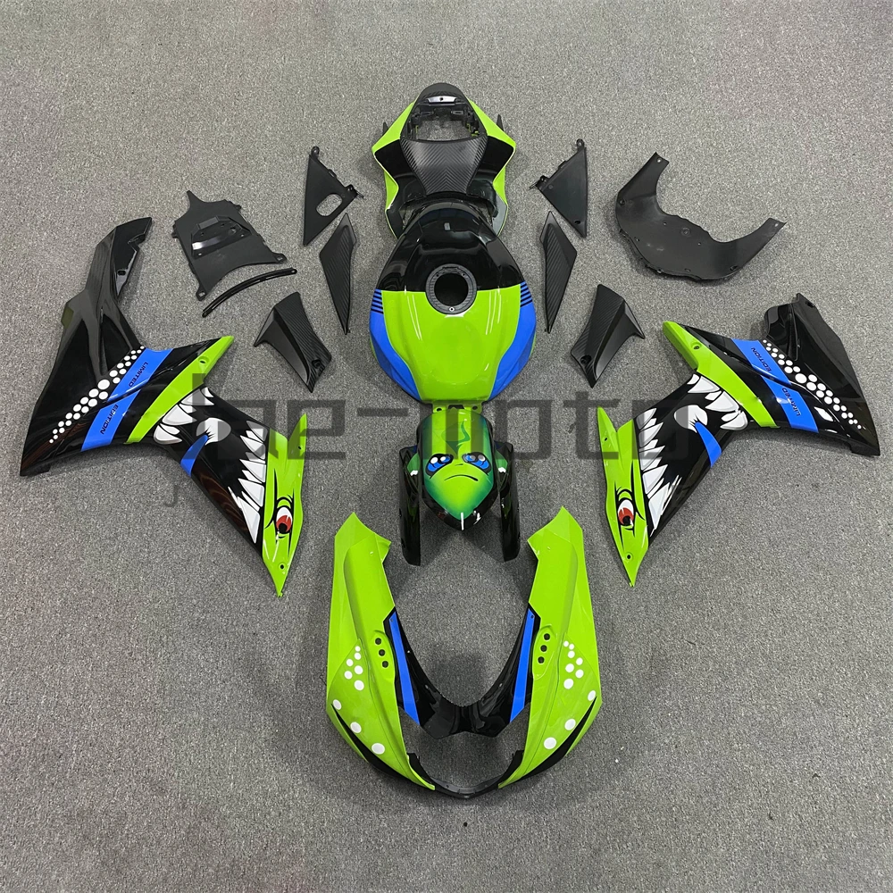 Per GSXR600 GSXR750 K11 L1 L2 2011-2014-2018-2024 Carrozzeria Moto Set Iniezione Plastica ABS Carene Accessori GreenBlack