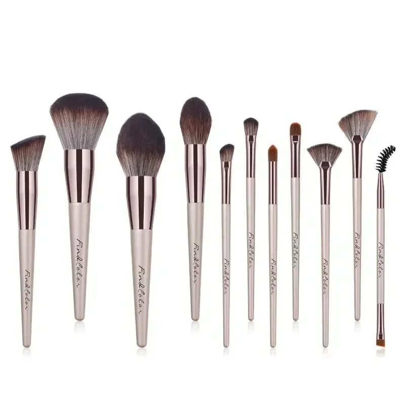 11pcs Makeup Brushes Set Powder Eyeshadow Cone Blush Complete Professional Cosmetic Tool Make Up Brush