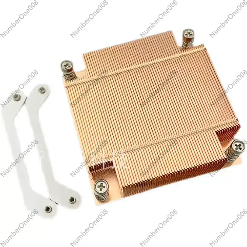 

Brand new, thin 1700/115X/1200 1U server desktop computer cpu radiator, soaking plate copper bottom